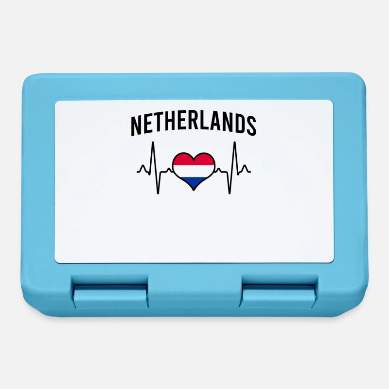 Pays-Bas Heartbeat - Boîte à goûter - bleu saphir