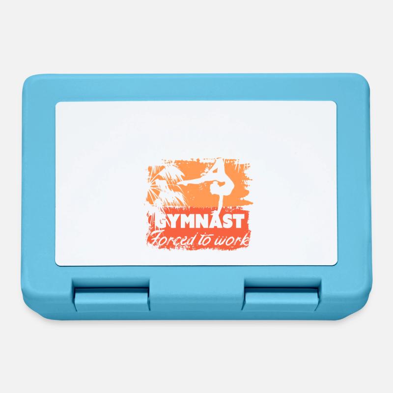 Born to do gymnastics, forced to work - Lunchbox - sapphire blue