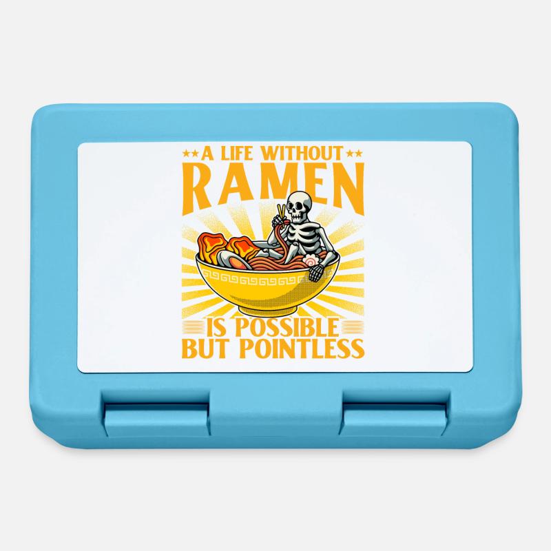 A life without Ramen is possible but pointless - Lunchbox - sapphire blue