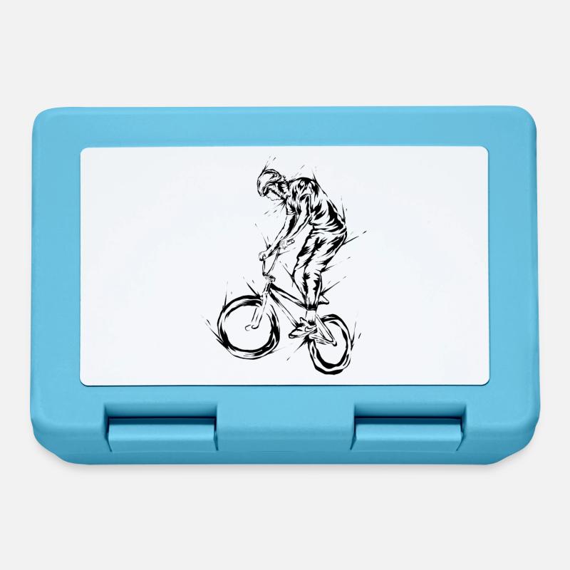 Le BMX - Boîte à goûter - bleu saphir