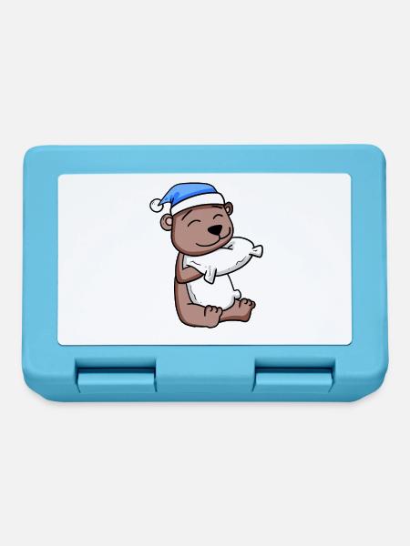 Bär Baby - Brotdose - Saphirblau