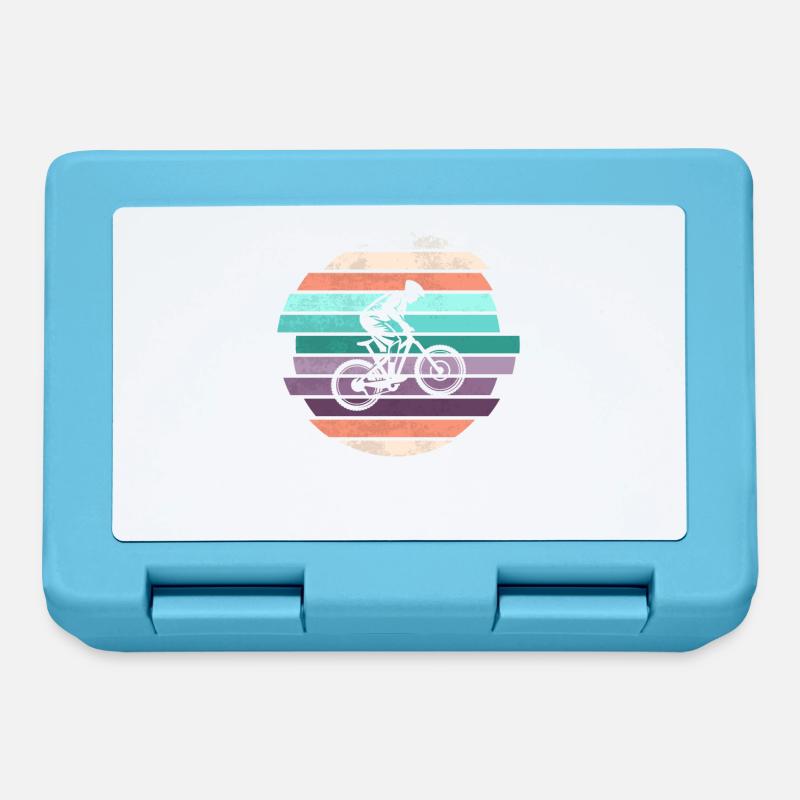 Retro Downhill - Lunchbox - sapphire blue