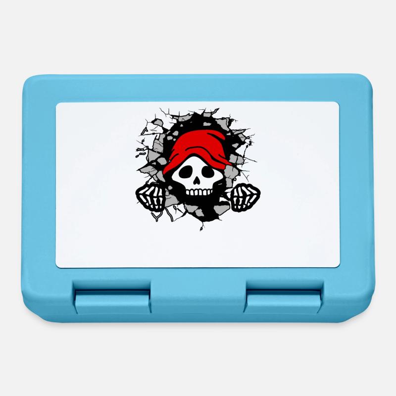 La petite Grim Reaper effrayante sort - Boîte à goûter - bleu saphir