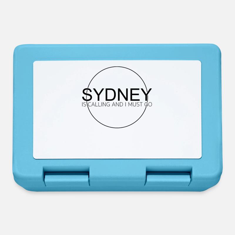 Citation de Sydney - Boîte à goûter - bleu saphir