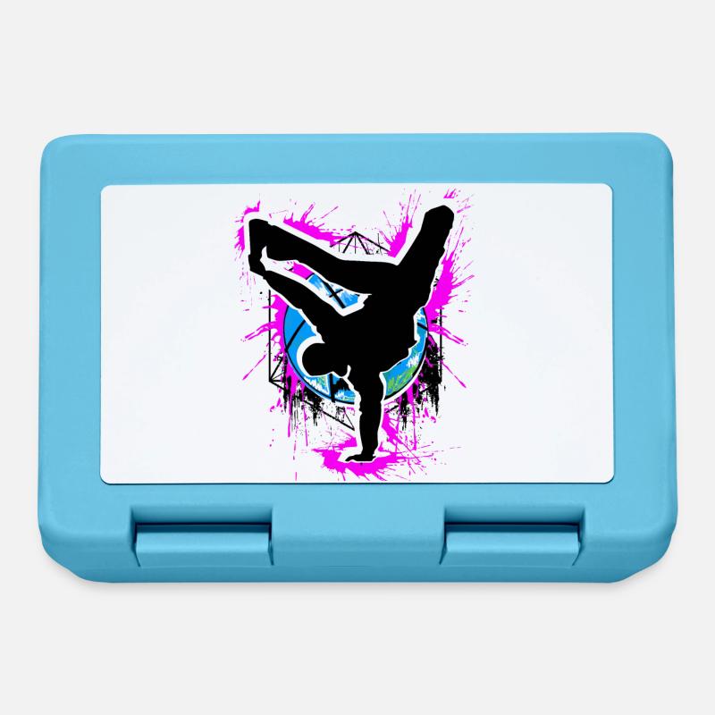 Breakdance - Breakdancer - Breakdancing - BBoy - Boîte à goûter - bleu saphir