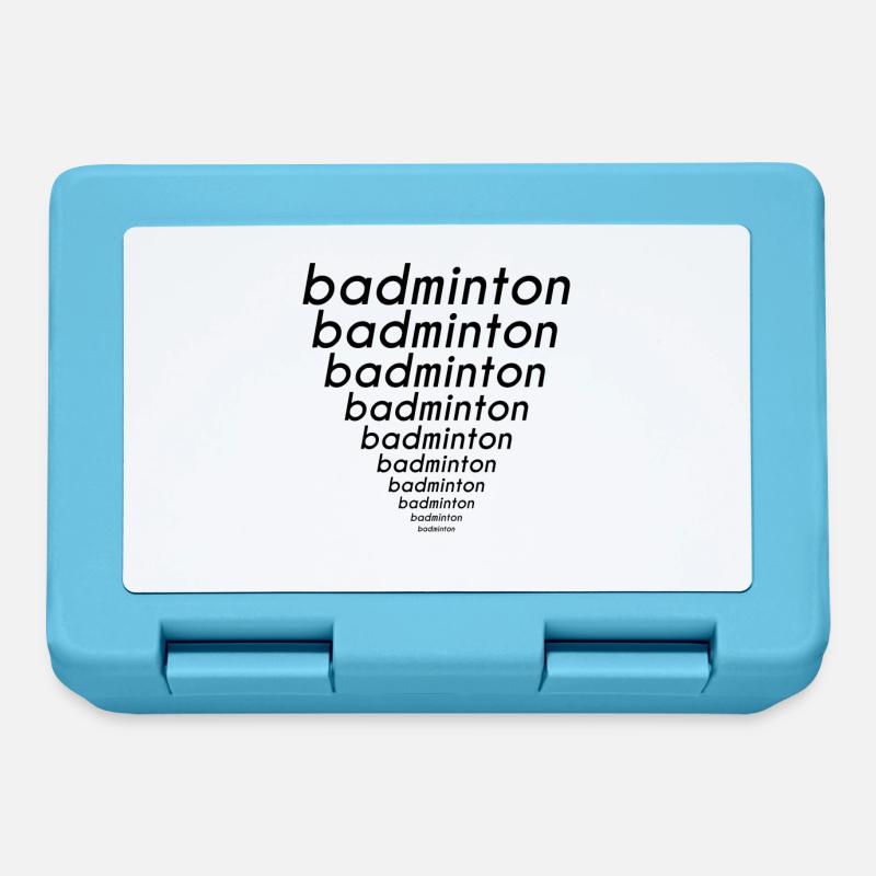 Badminton - Boîte à goûter - bleu saphir