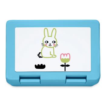 Happy Lunar New Year of the Rabbit - Brotdose - Saphirblau - Vorne