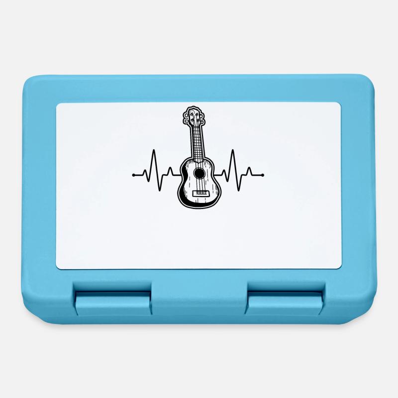 Ukulele Ukulele Player Ukulelist - Lunchbox - sapphire blue