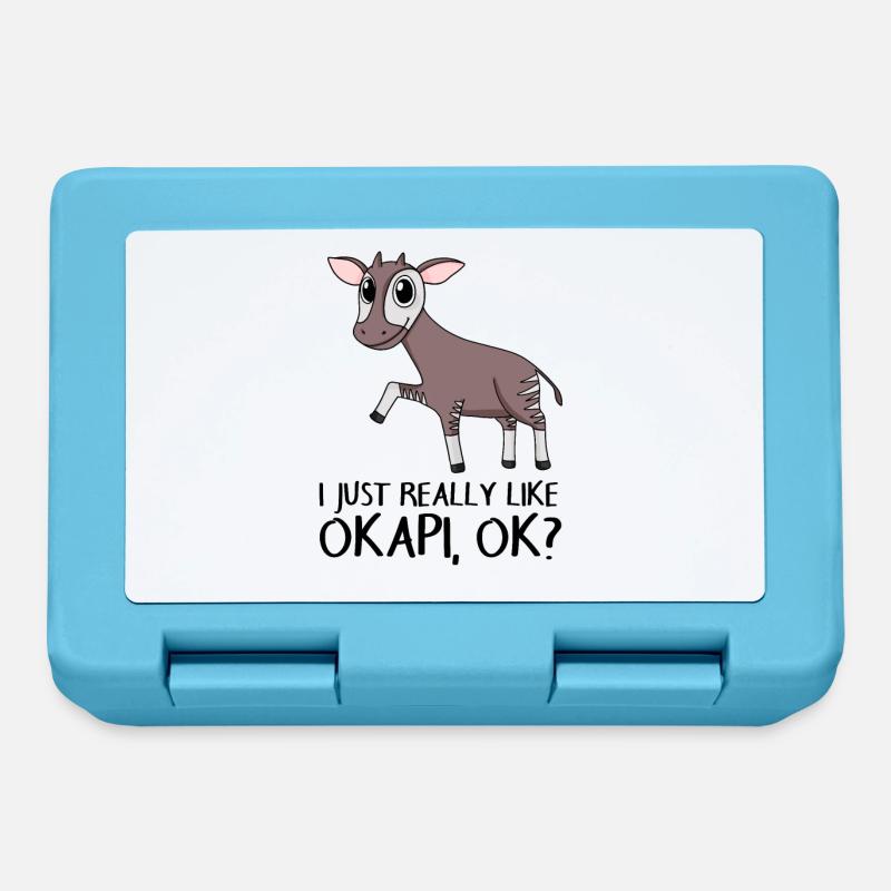 Okapi - Brotdose - Saphirblau