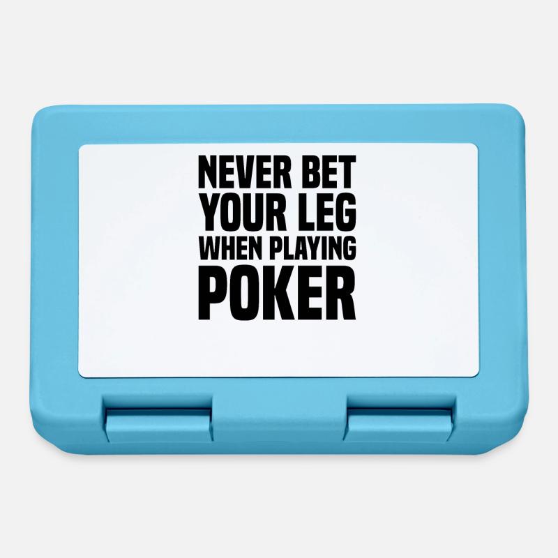 Amputation leg prosthesis - Lunchbox - sapphire blue