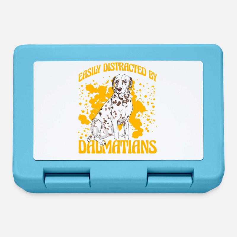Easily distracted my Dalmatians - Brotdose - Saphirblau