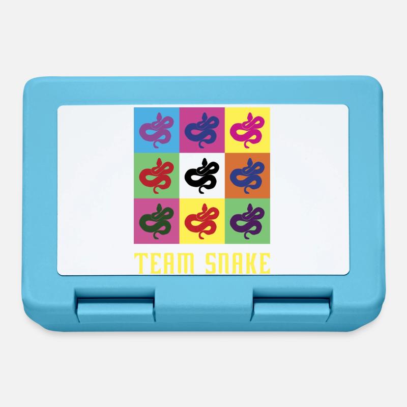 Team Snake - Boîte à goûter - bleu saphir