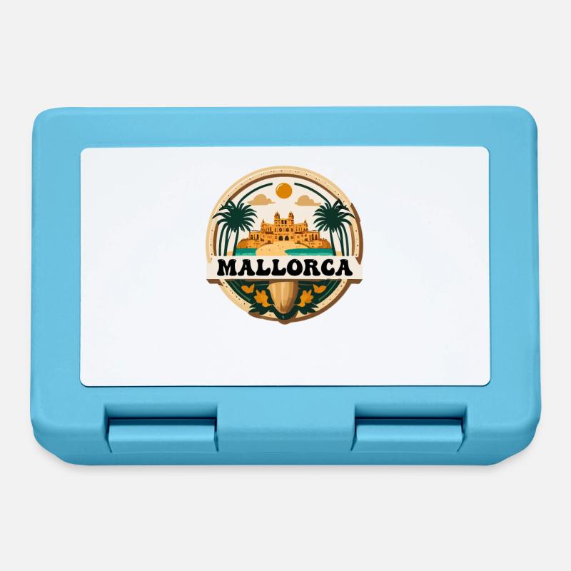 Logo de Majorque - Boîte à goûter - bleu saphir