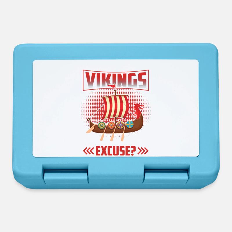 Wikinger Vorfahre - Brotdose - Saphirblau