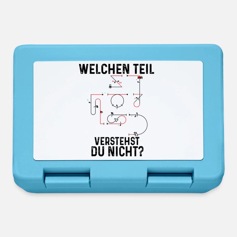 Kunstflug Aresti Figuren Rc Pilot - Brotdose - Saphirblau