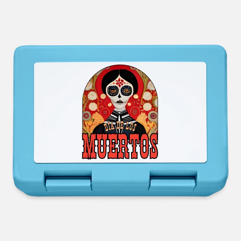 Dia De Los Muertos - Boîte à goûter - bleu saphir