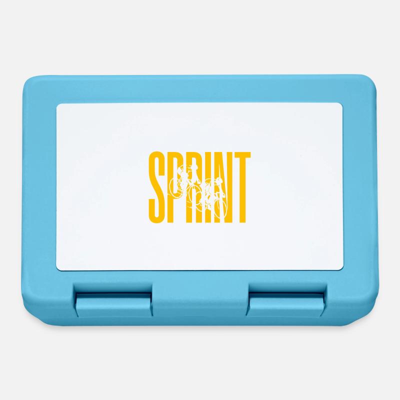 Course cycliste Sprint Silhouette - Boîte à goûter - bleu saphir