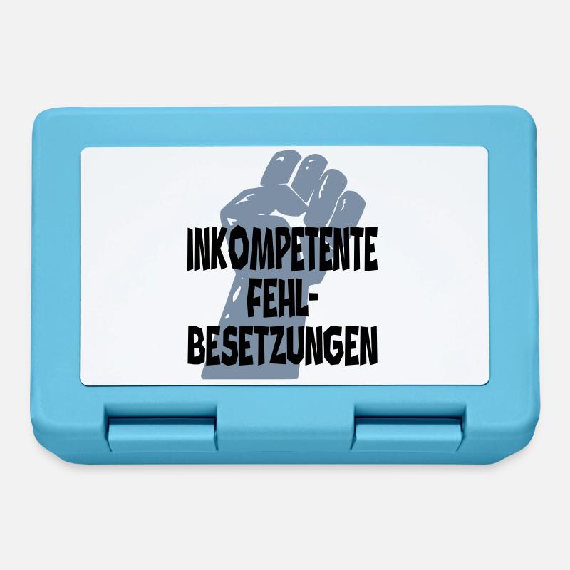 Inkompetenz - Brotdose - Saphirblau