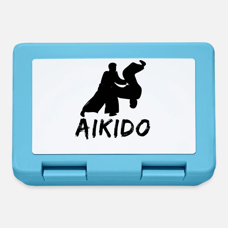 Aïkido - Boîte à goûter - bleu saphir