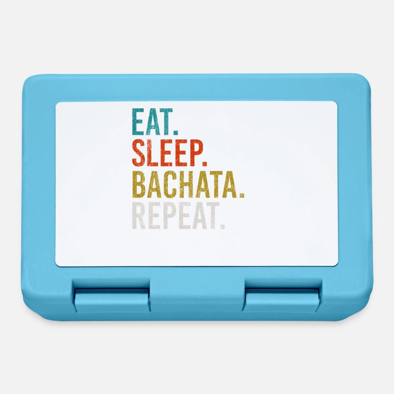 Eat Sleep Bachata Repeat Sensual Dance - Brotdose - Saphirblau