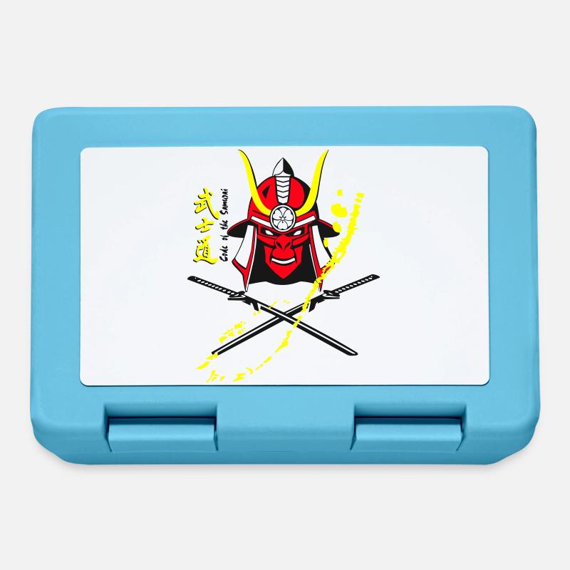 Casque de samouraï Kabuto 6 - Boîte à goûter - bleu saphir