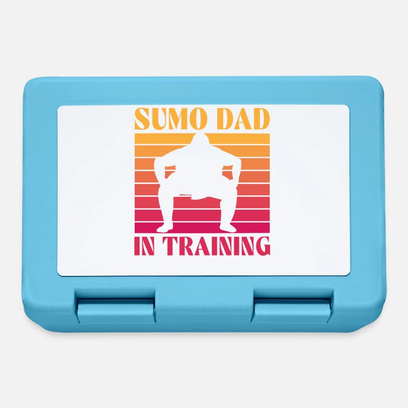 Sumo Dad in Training - Lunchbox - sapphire blue