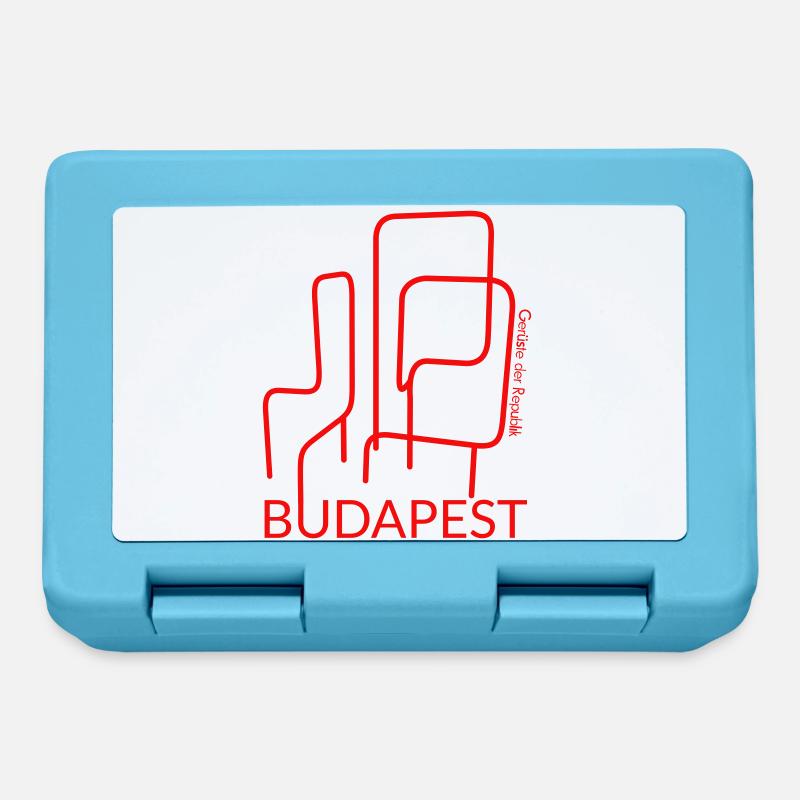 Budapest Klettergerüst - Brotdose - Saphirblau