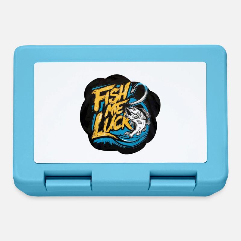 fish Man fishman Fish and Luck - Lunchbox - sapphire blue