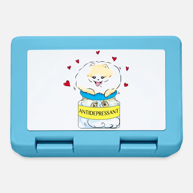 Antidepressant Pom - Lunchbox - sapphire blue