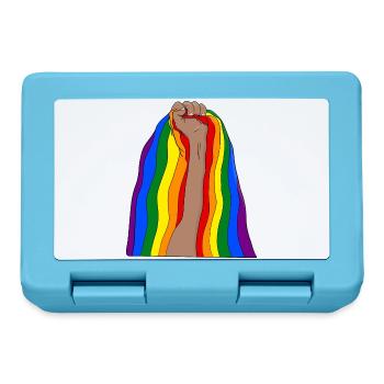 Raise your fist and be proud - Lunchbox - sapphire blue - Front