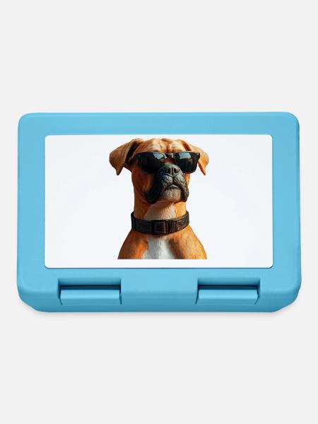 Deutscher Boxer Hunde Boxerverein German Boxer - Brotdose - Saphirblau