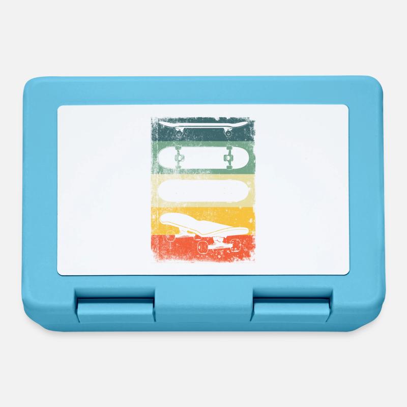 Skateboard Retro - Lunchbox - sapphire blue