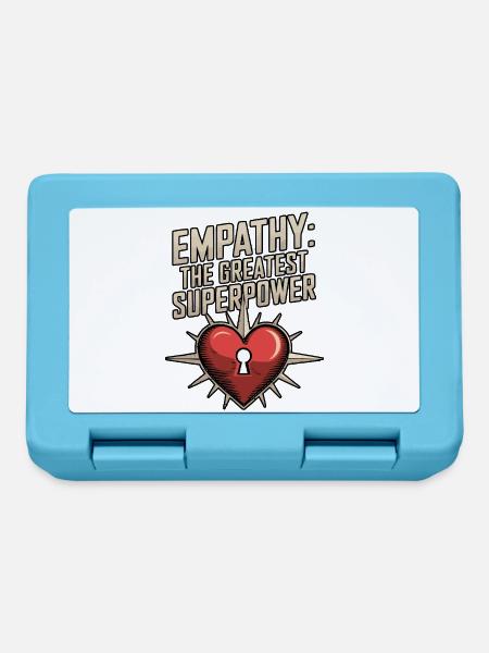 Empathie: Die größte Superkraft - Brotdose - Saphirblau
