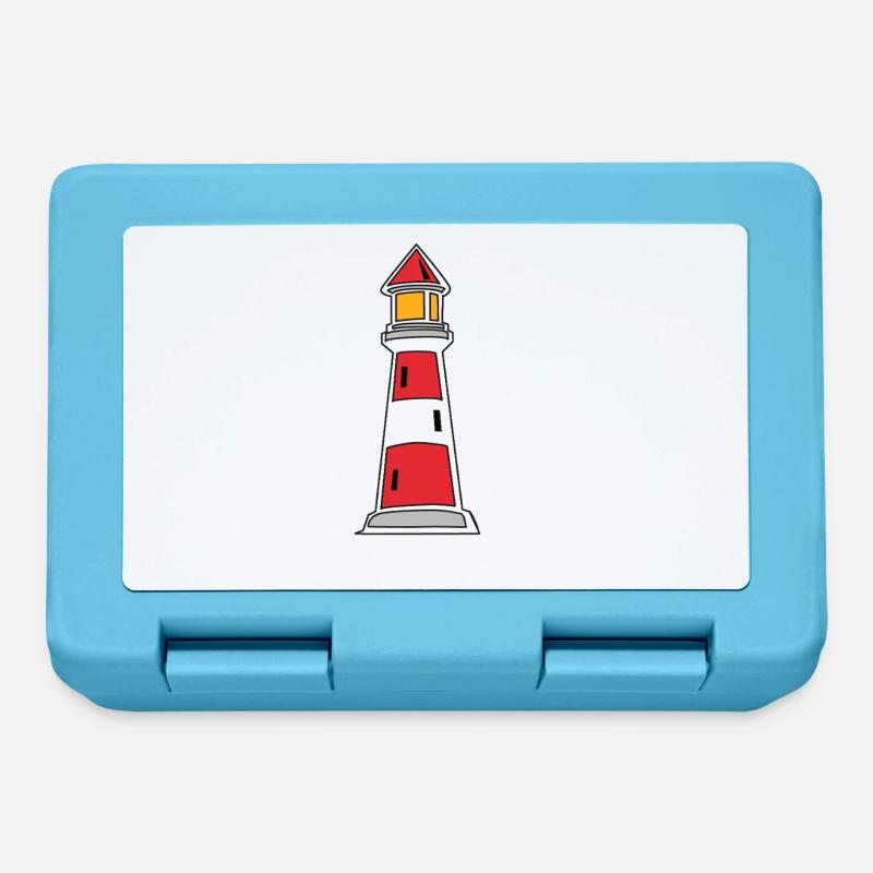 Phare Lac Côte Maritime - Boîte à goûter - bleu saphir