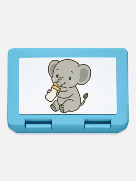 Tiny Trunk Sip - Brotdose - Saphirblau