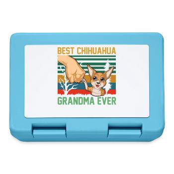 Chihuahua - Boîte à goûter - bleu saphir - Devant