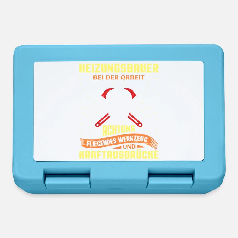 Heating Engineer Heating Construction Plumber Plumber - Lunchbox - sapphire blue