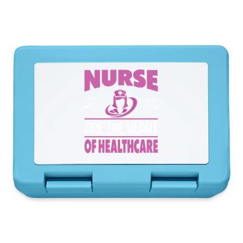 Funny Nurse Gifts Nursing Outfits - Lunchbox - sapphire blue - Front