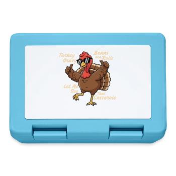 Laissez-moi voir cet humour automnal de casserole - Boîte à goûter - bleu saphir - Devant
