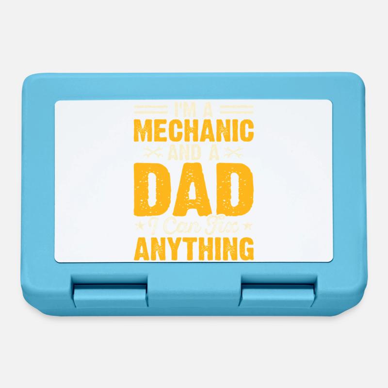Mechanic Mechatronics Technician Handyman Gift - Lunchbox - sapphire blue