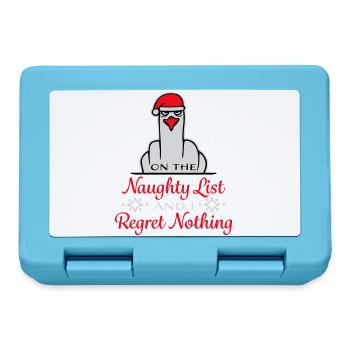 On the naughty list and I regret nothing Böse Möwe - Lunchbox - sapphire blue - Front