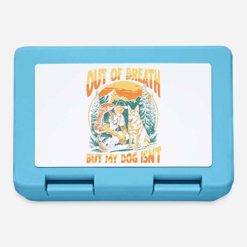 Trail Chien Randonnée Chien Trekker - Boîte à goûter - bleu saphir