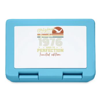 49th Birthday | Original December 1976 - Lunchbox - sapphire blue - Front