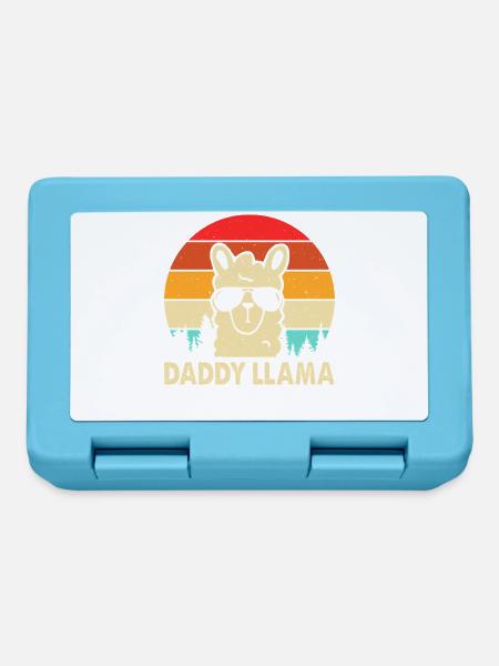 Daddy Llama - Brotdose - Saphirblau