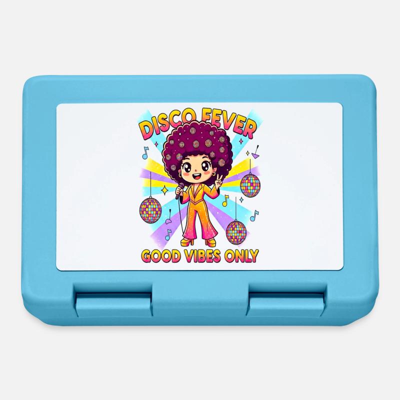 DISCO FEVER Cute Comic 70s - Lunchbox - sapphire blue