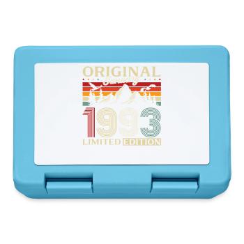 33. Geburtstag Original Januar Jahrgang 1993 - Brotdose - Saphirblau - Vorne
