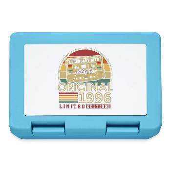 Original 1996 Vintage Vintage Birthday Retro - Lunchbox - sapphire blue - Front