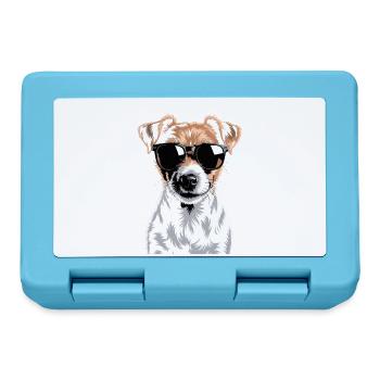 Jack Russell Terrier - Brotdose - Saphirblau - Vorne
