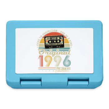 Original 1996 Vintage Vintage Birthday Retro - Lunchbox - sapphire blue - Front