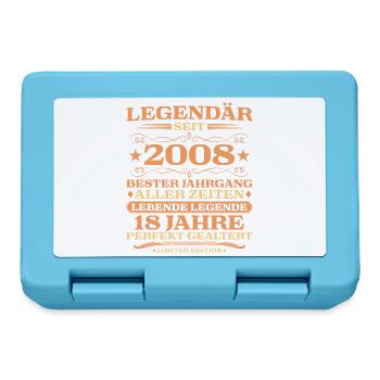 2008 vintage 18 years perfectly aged - Lunchbox - sapphire blue - Front